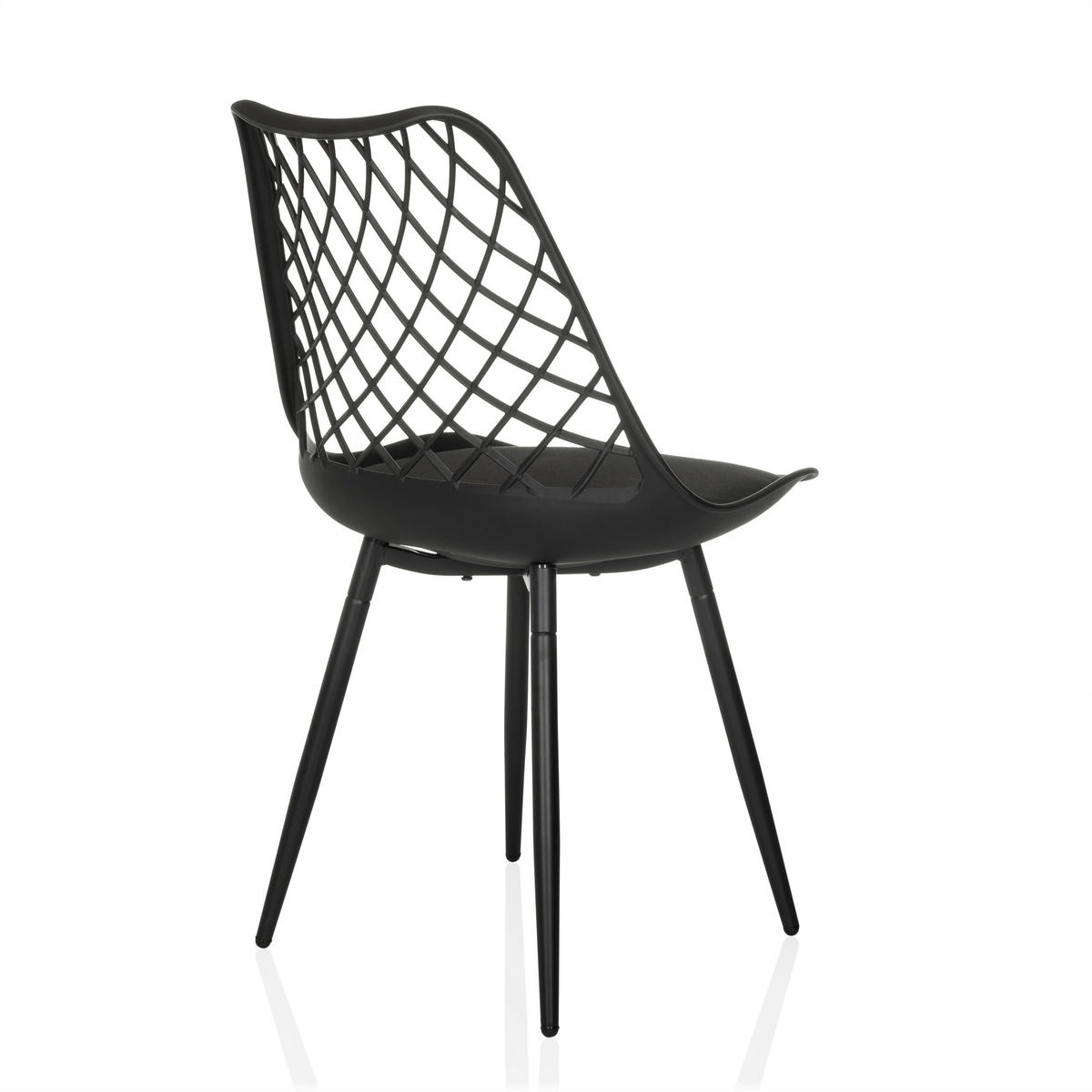 ZAHRADNÍ ŽIDLE, plast - černá, Moderní, kov/plast (48/83/57cm) - MID.YOU