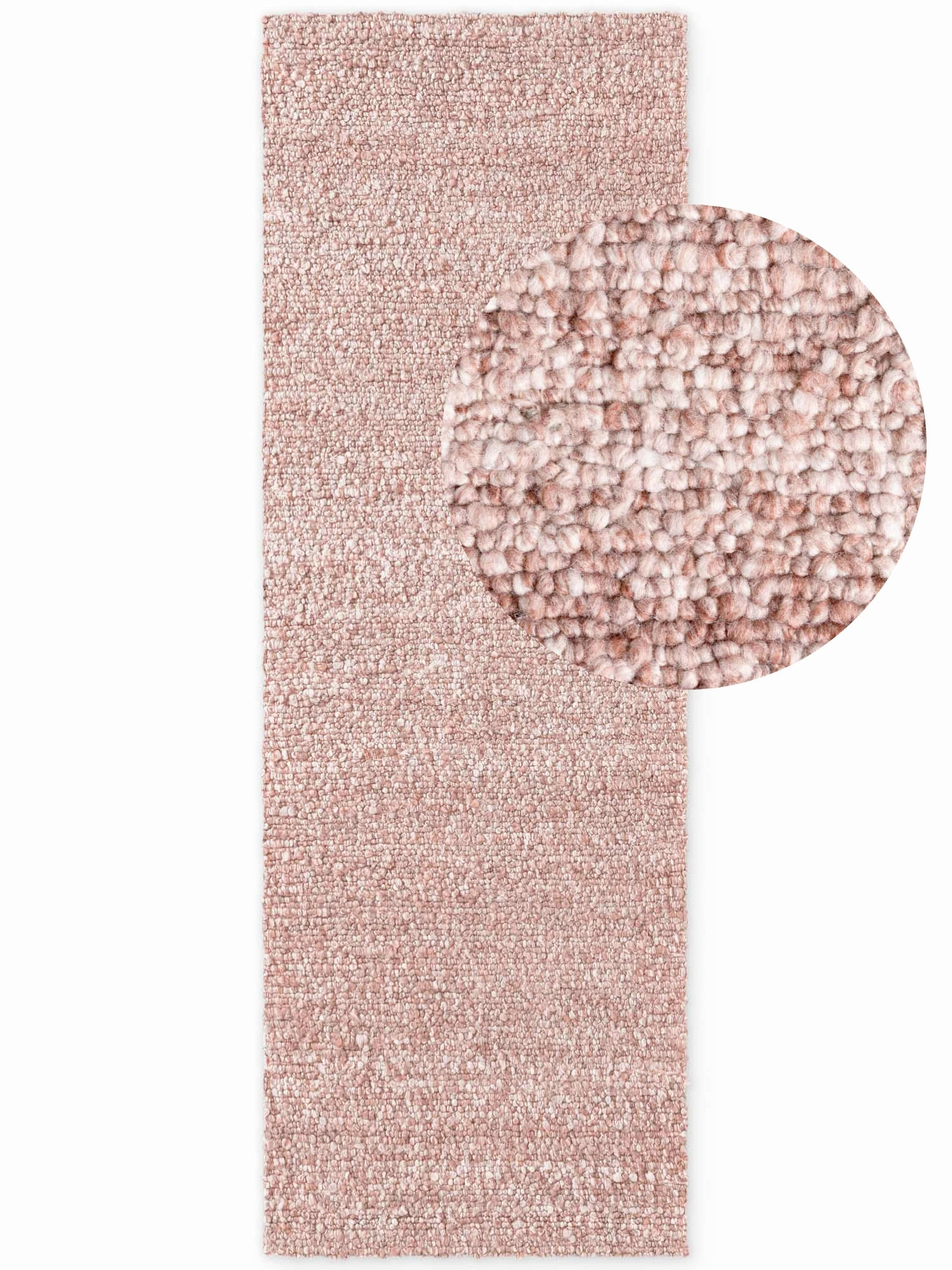 WEBTEPPICH Wohnzimmer 120/170 cm Notting Hill Altrosa rechteckig  - Altrosa, Basics, Textil (120/170cm) - Ted Baker