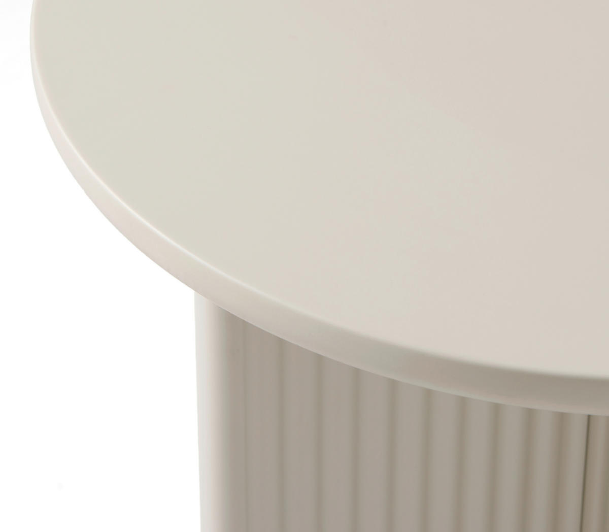 BEISTELLTISCH 50/50/55 cm Greige rund  - Greige, Basics, Holzwerkstoff (50/50/55cm) - Boxxx