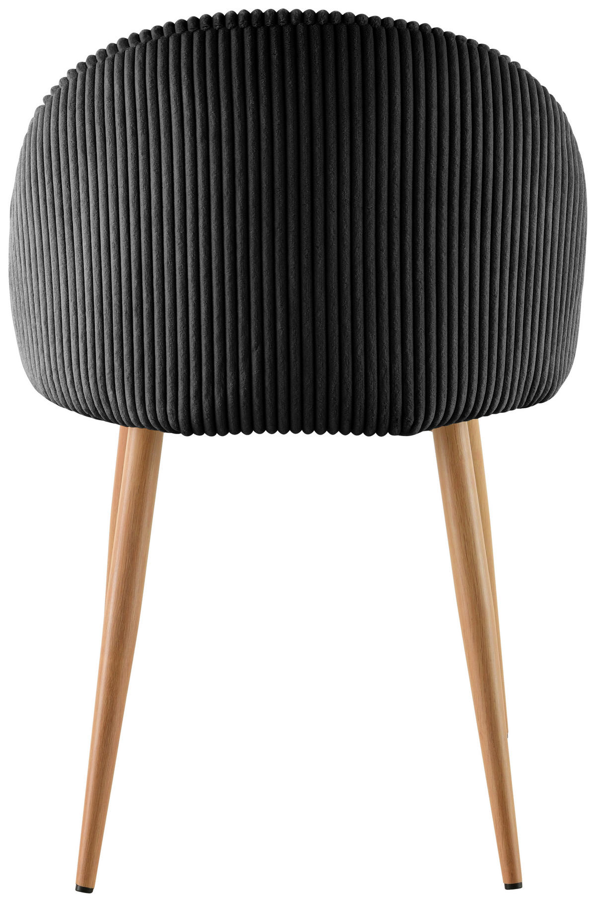 STUHL Cord Schwarz Pappel Sperrholz  - Eichefarben/Schwarz, LIFESTYLE, Holz/Textil (51/78/52cm) - Livetastic