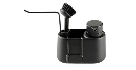 SPÜLORGANIZER - Schwarz, Design, Kunststoff/Metall (28cm) - Homeware