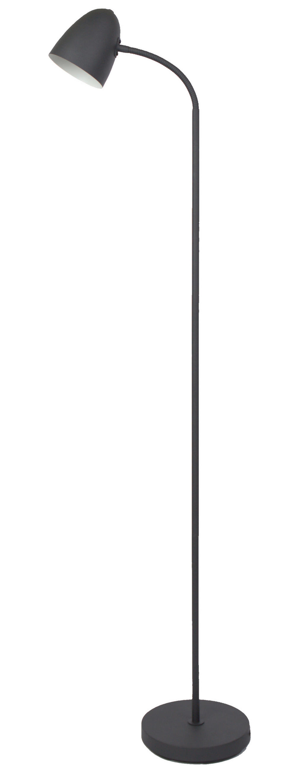 STEHLEUCHTE - Schwarz, Design, Metall (20/37/140cm) - Globo
