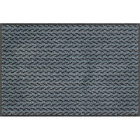 DVEŘNÍ ROHOŽKA, 50/75 cm, antracitová, modrošedá - antracitová/modrošedá, Design, textil/plast (50/75cm) - Esposa