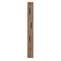 GARDEROBENPANEEL  in 16/150/2 cm  - Schwarz/Eiche Artisan, Design, Holzwerkstoff (16/150/2cm) - Livetastic