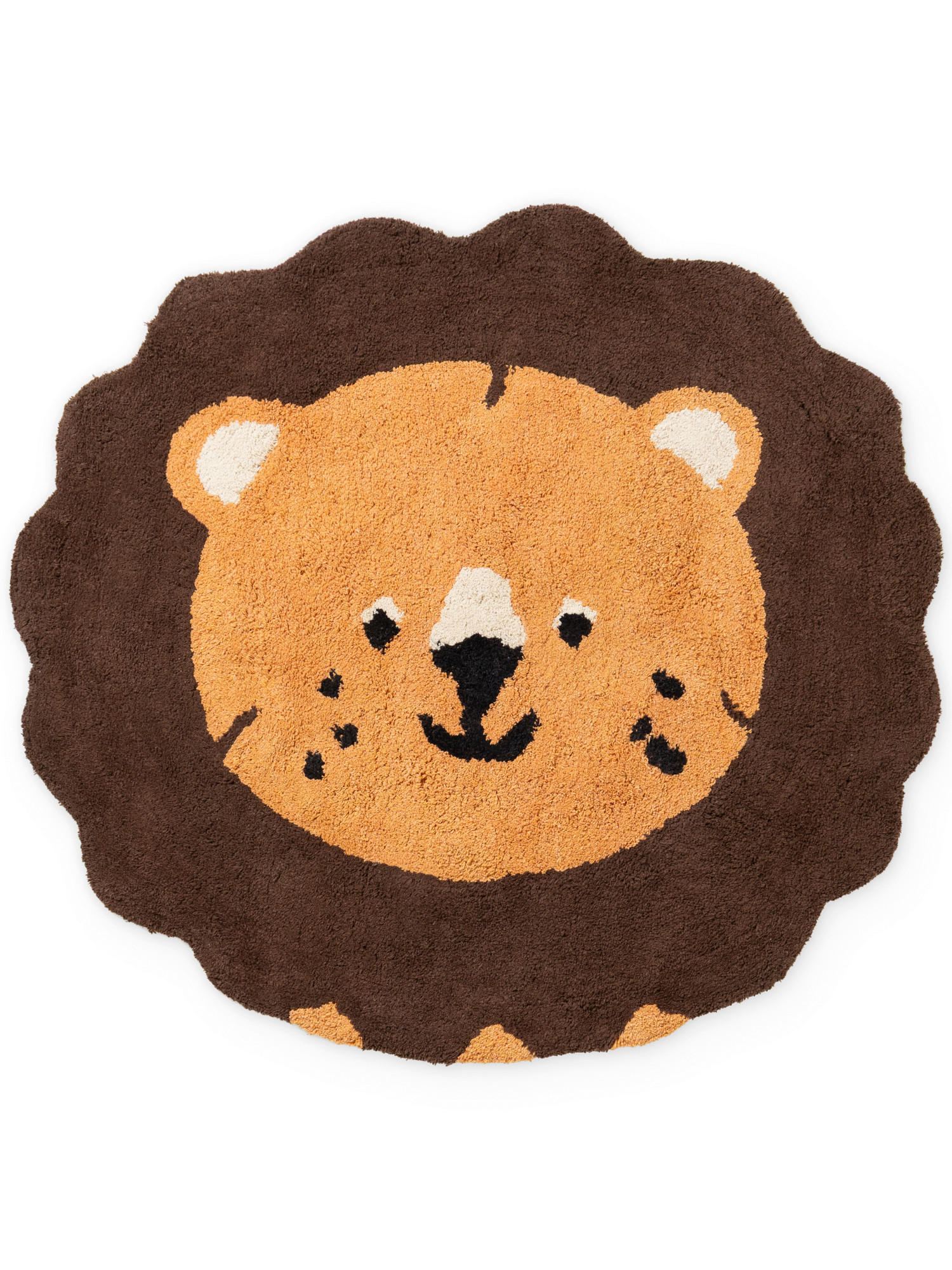 KINDERTEPPICH 112/120 cm Snuggle Lea Tier  - Dunkelgelb/Braun, Basics, Kunststoff/Textil (112/120cm) - Hanse Home