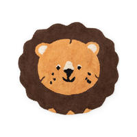 KINDERTEPPICH 112/120 cm Snuggle Lea Tier  - Dunkelgelb/Braun, Basics, Kunststoff/Textil (112/120cm) - Hanse Home