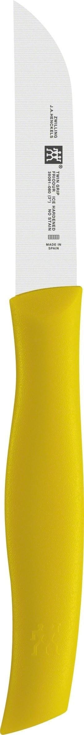 GEMÜSEMESSER TWIN Grip - Edelstahlfarben/Gelb, Basics, Kunststoff/Metall - Zwilling