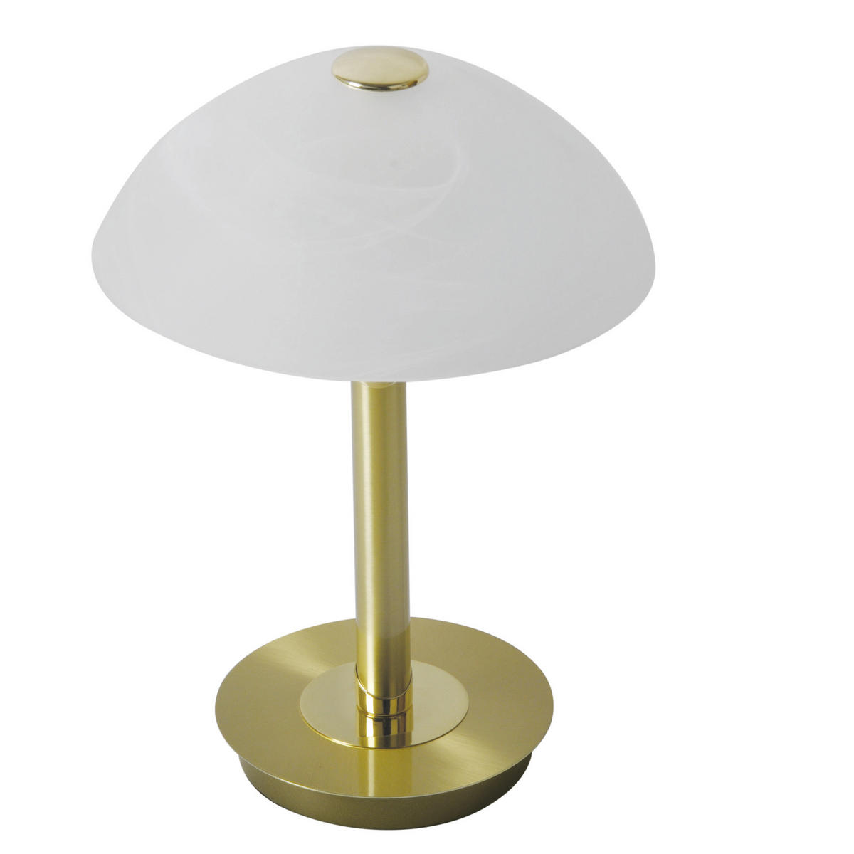 TISCHLEUCHTE 25,5/37 cm   - Chromfarben/Messingfarben, LIFESTYLE, Glas/Metall (25,5/37cm) - Novel