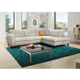 ECKSOFA in Webstoff Ecru  297/216 cm  - Ecru/Schwarz, Design, Holz/Textil (297/216cm) - Xora