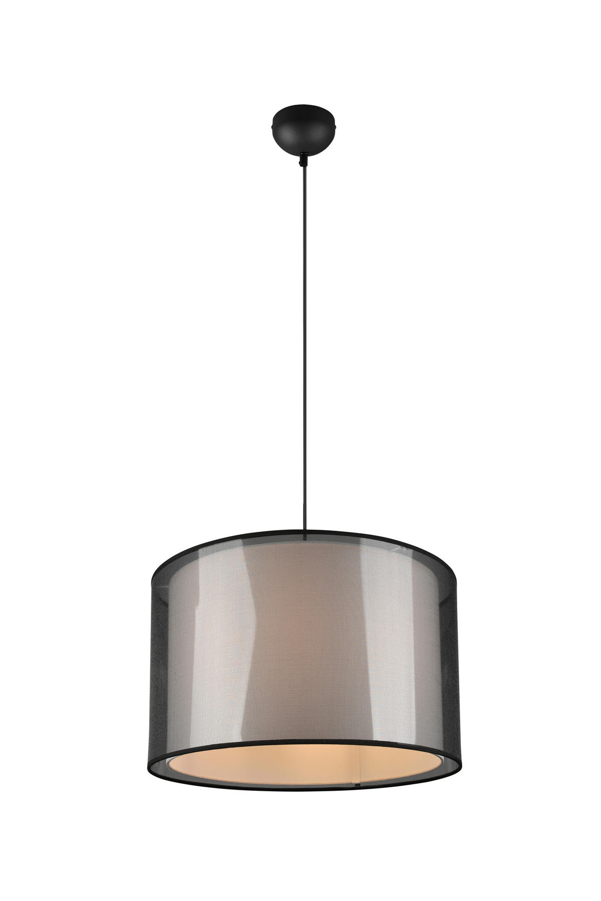PENDELLAMPA Burton 45/150 cm  - svart, Design, metall (45/150cm) - Trio Leuchten