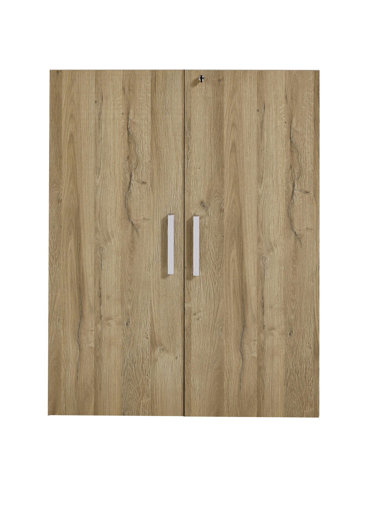 TÜRENSET - Chromfarben/Alteiche, MODERN, Holzwerkstoff/Kunststoff (84/106/1,5cm) - Carryhome
