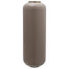 BODENVASE  - Taupe/Goldfarben, Trend, Metall (30/91cm) - Kayoom