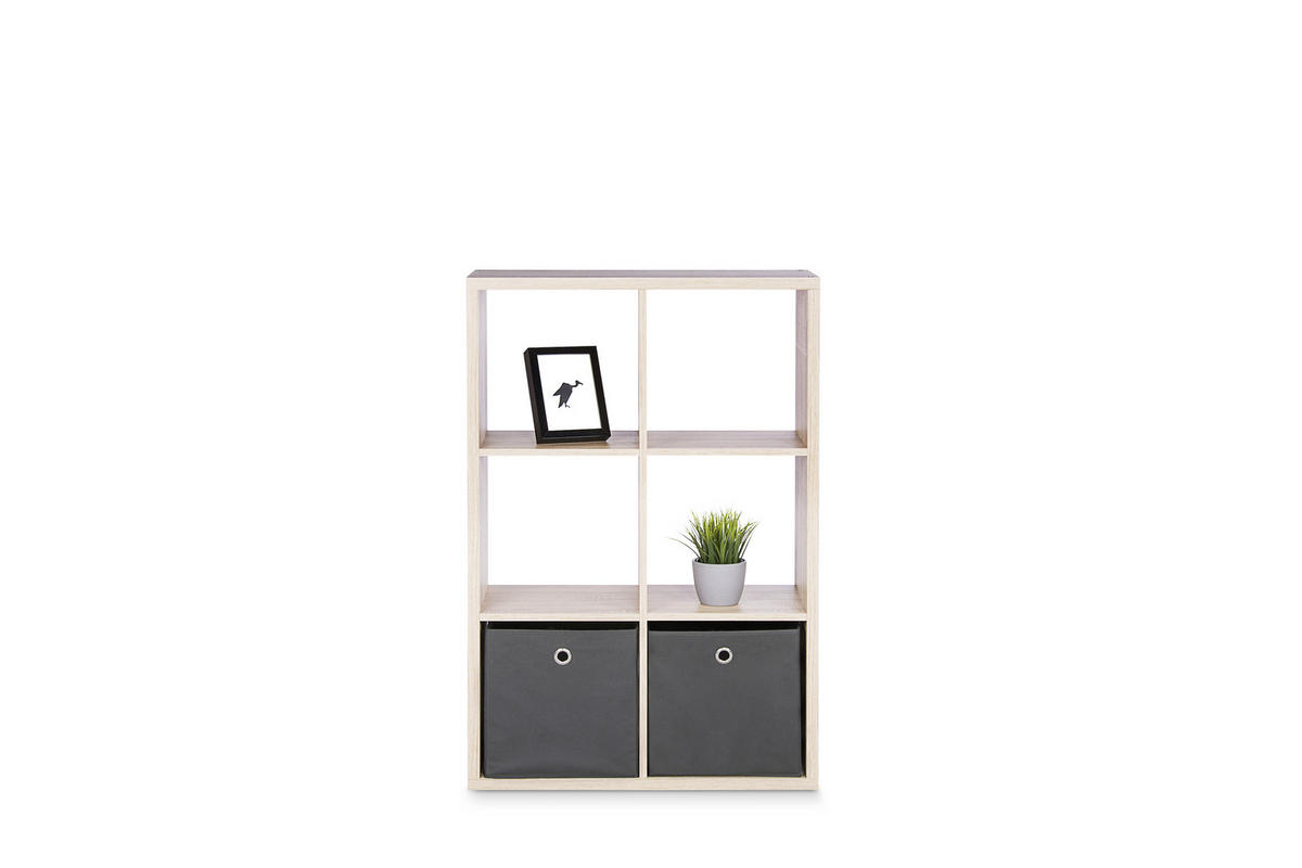 REGAL boje hrasta  drvni materijal  - boje hrasta, Basics, drvni materijal (73/107/33cm) - Carryhome