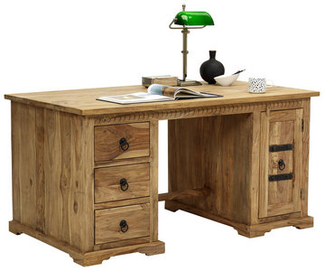 Couchtisch Aus Sheesham Massiv 135x70 Cm Kaufen