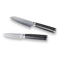 Set De Cuțite 2 piese  - argintiu/negru, Basics, lemn/metal - Echtwerk