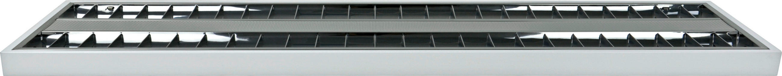 LED-DECKENLEUCHTE Nostal LED 124,5/31,2/4 cm   - Weiß, Basics, Metall (124,5/31,2/4cm)