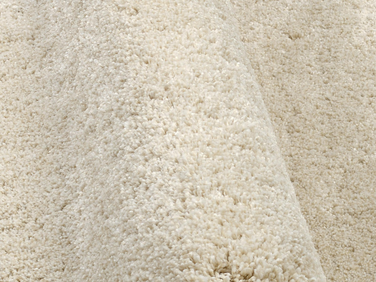 HOCHFLORTEPPICH 120/170 cm Longo Creme, Beige  - Beige/Creme, Design, Textil (120/170cm) - Novel