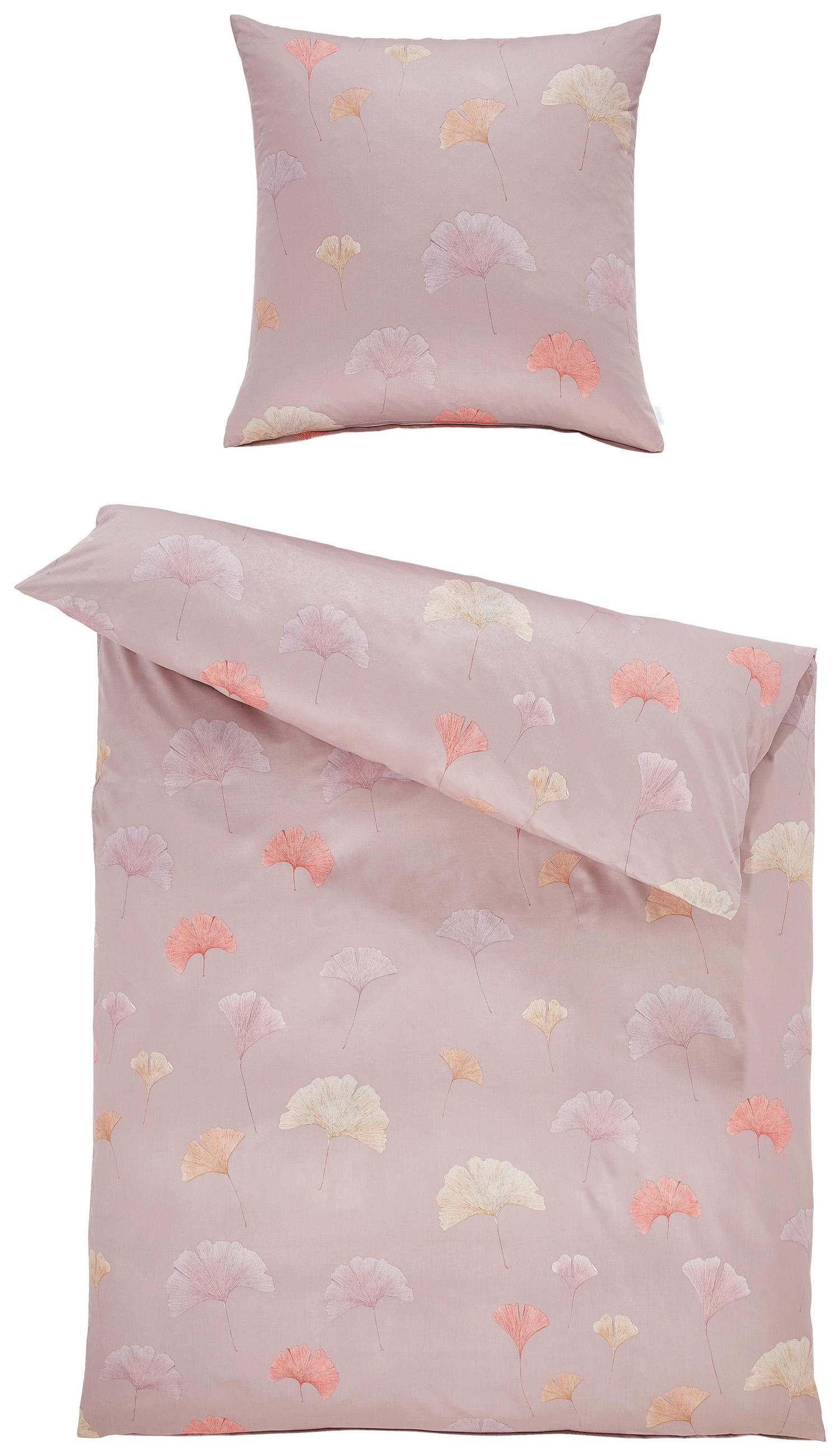 BETTWÄSCHE Satin 135/200 cm  - Mauve, Basics, Textil (135/200cm) - Estella