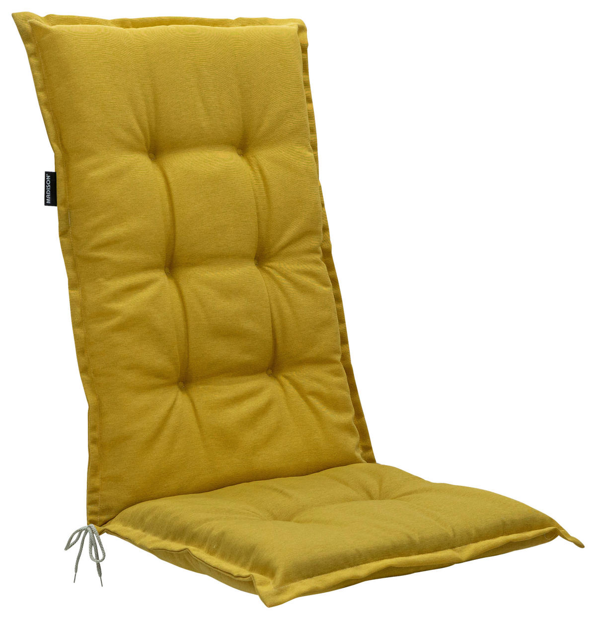 SESSELAUFLAGE Uni  - Senfgelb, Basics, Textil (50/7/123cm)