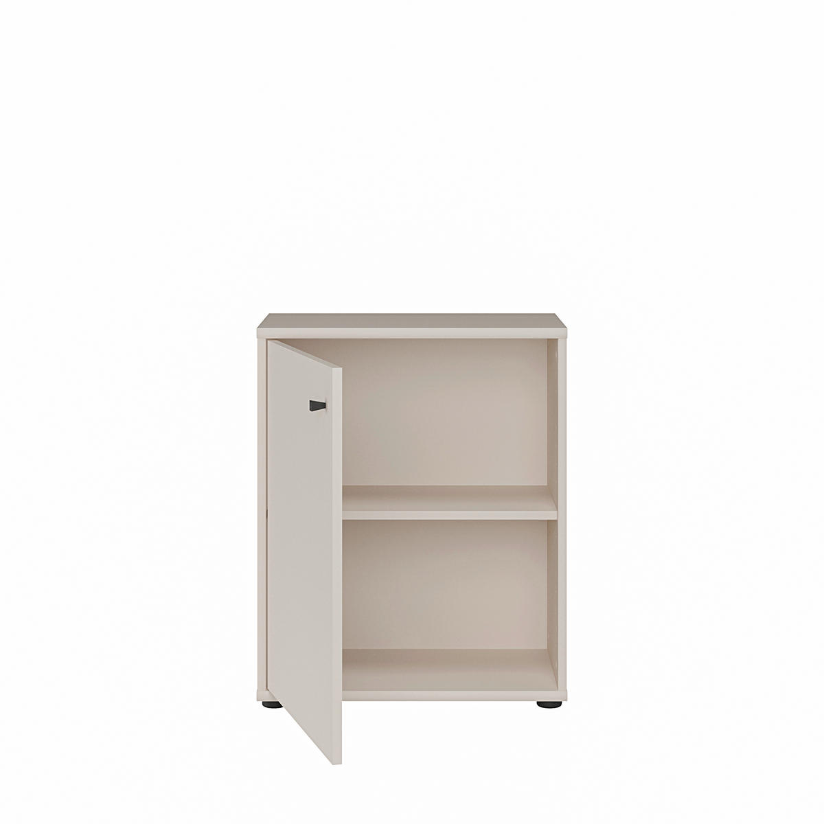 KOMMODE , 54/66,3/34,8 cm,  - Sandfarben/Schwarz, Design, Holzwerkstoff/Kunststoff (54/66,3/34,8cm)