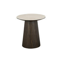 SOFFBORD i trä, keramik 48/48/51 cm  - beige/brun, Design, trä/keramik (48/48/51cm) - Best Price