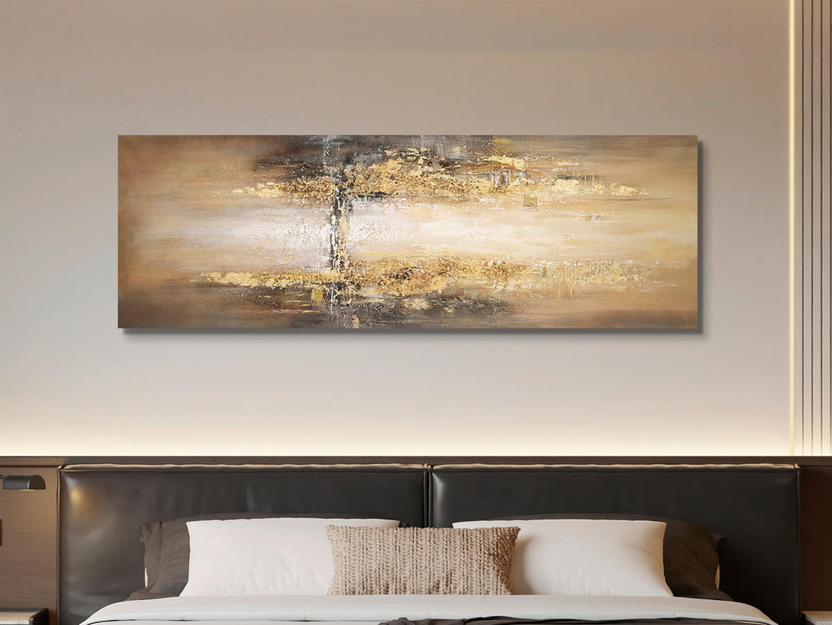 OLAJFESTMÉNY  - többszínű, Konventionell, faalapú anyag/textil (150cm) - Monee