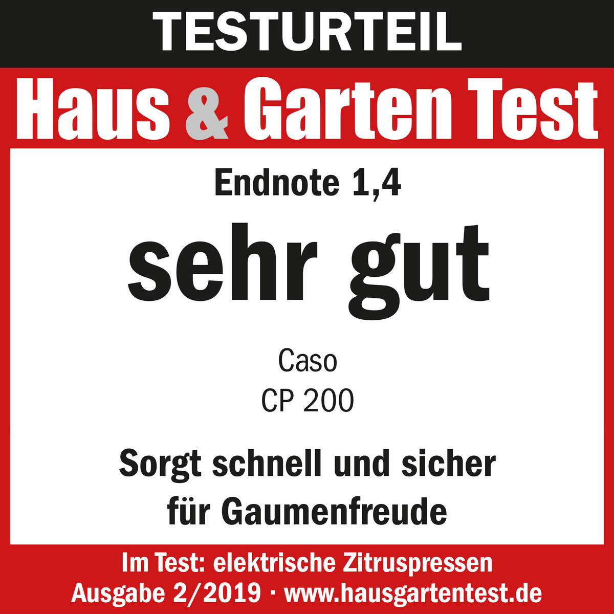 ZITRONENPRESSE Design-Zitruspresse  - Basics (18/29/25cm) - CASO Design