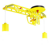KINDERDECKENLEUCHTE 60/20/60 cm   - Gelb, KONVENTIONELL, Holz (60/20/60cm)