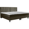 BOXSPRINGBETT 240/200 cm  in Dunkelbraun  - Wengefarben/Dunkelbraun, Trend, Holz/Textil (240/200cm) - Esposa