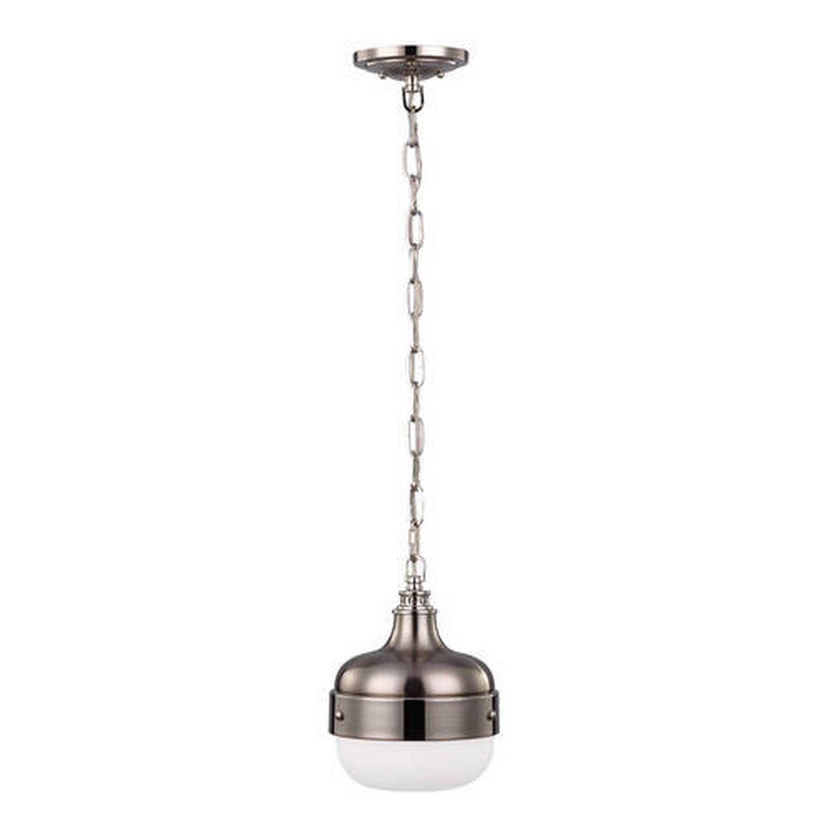 VISEČA SVETILKA  Elstead Cadence      20.3/43.2 cm      E27 - barve nerjavečega jekla/barve niklja, Konvencionalno, kovina/steklo (20.3/43.2cm) - Elstead Lighting