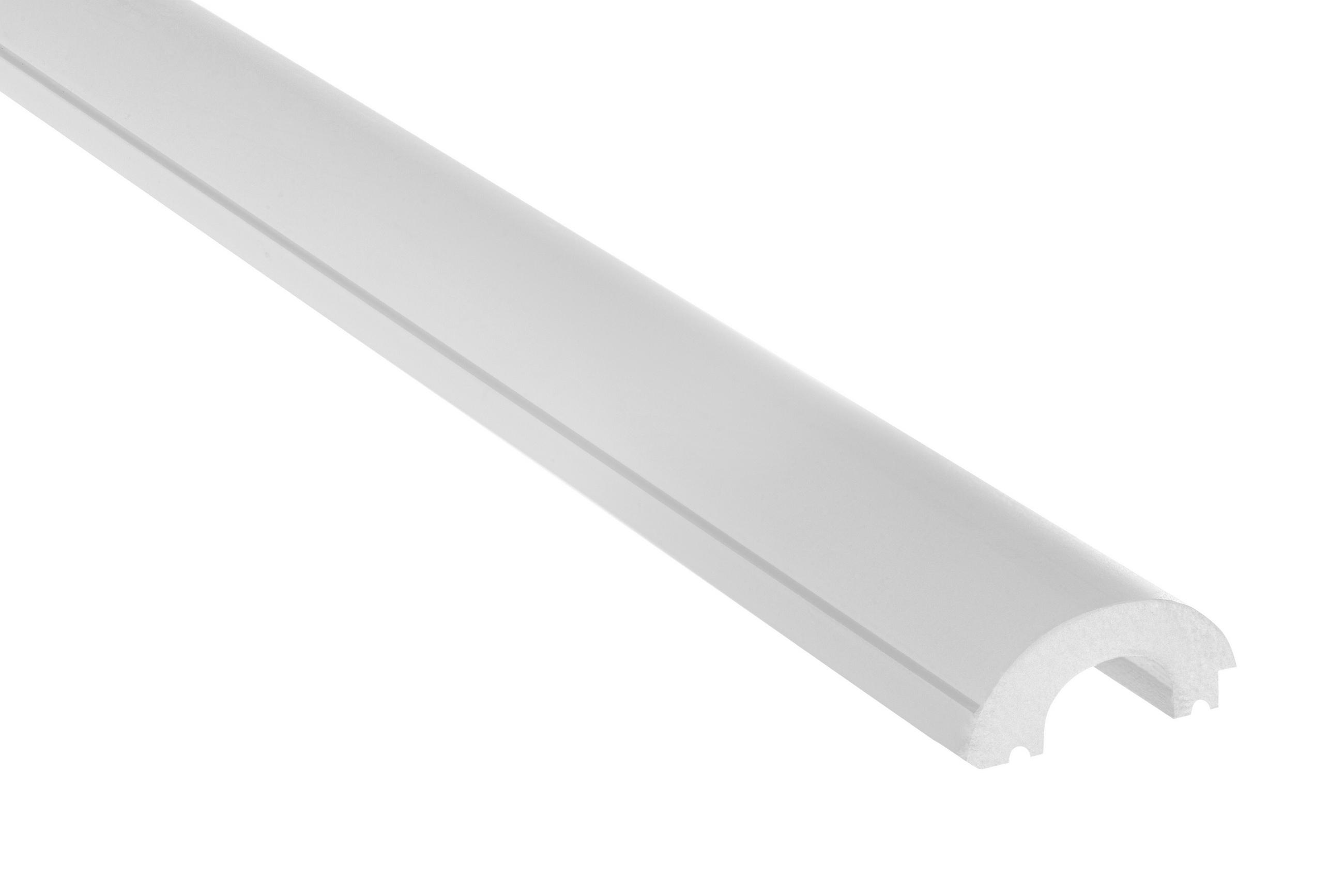 OBLOGA ZIDNA  bijela  - bijela, Basics, plastika (270/1.3/3.1cm)