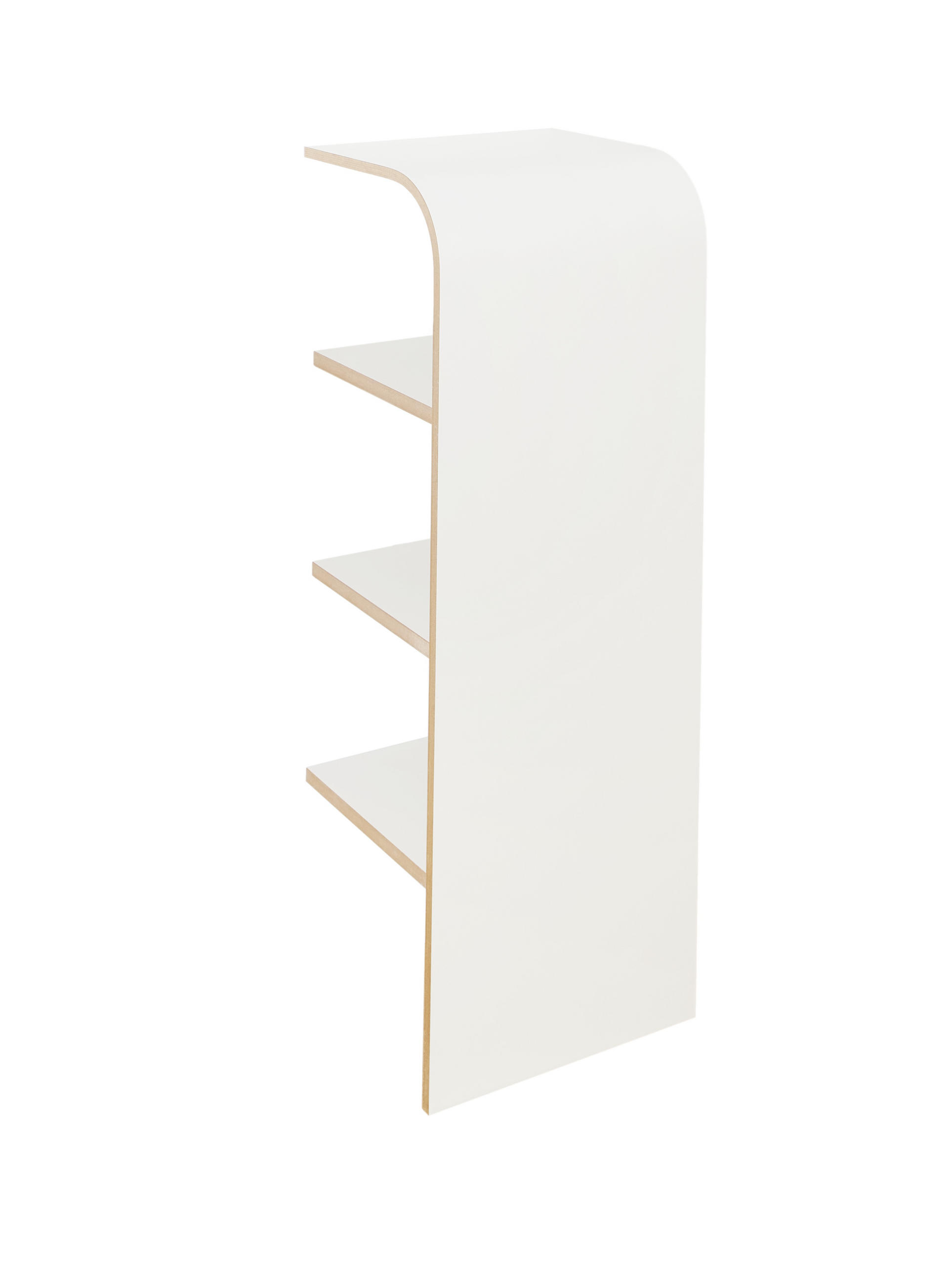 WANDREGAL Weiß, Buchefarben  - Buchefarben/Weiß, MODERN, Holzwerkstoff (35/85/25cm) - Tojo