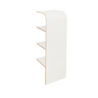 WANDREGAL Weiß, Buchefarben  - Buchefarben/Weiß, MODERN, Holzwerkstoff (35/85/25cm) - Tojo