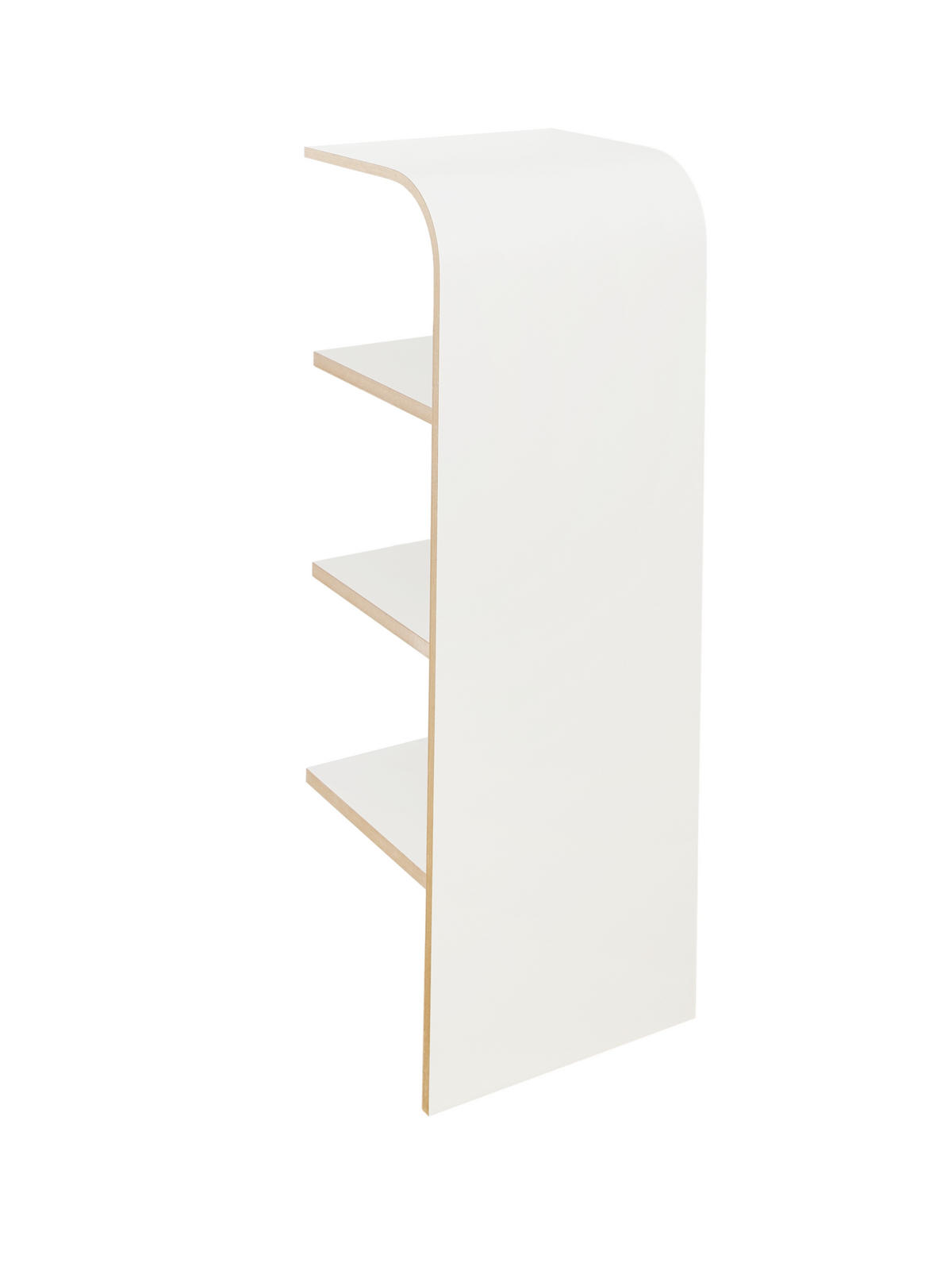 WANDREGAL Weiß, Buchefarben  - Buchefarben/Weiß, MODERN, Holzwerkstoff (35/85/25cm) - Tojo