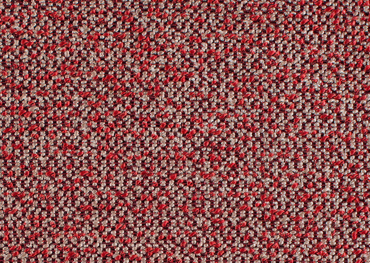 SITZBANK in Holz, Textil Rot, Wildeiche  - Wildeiche/Eichefarben, Design, Holz/Textil (214/88/66cm) - Koinor