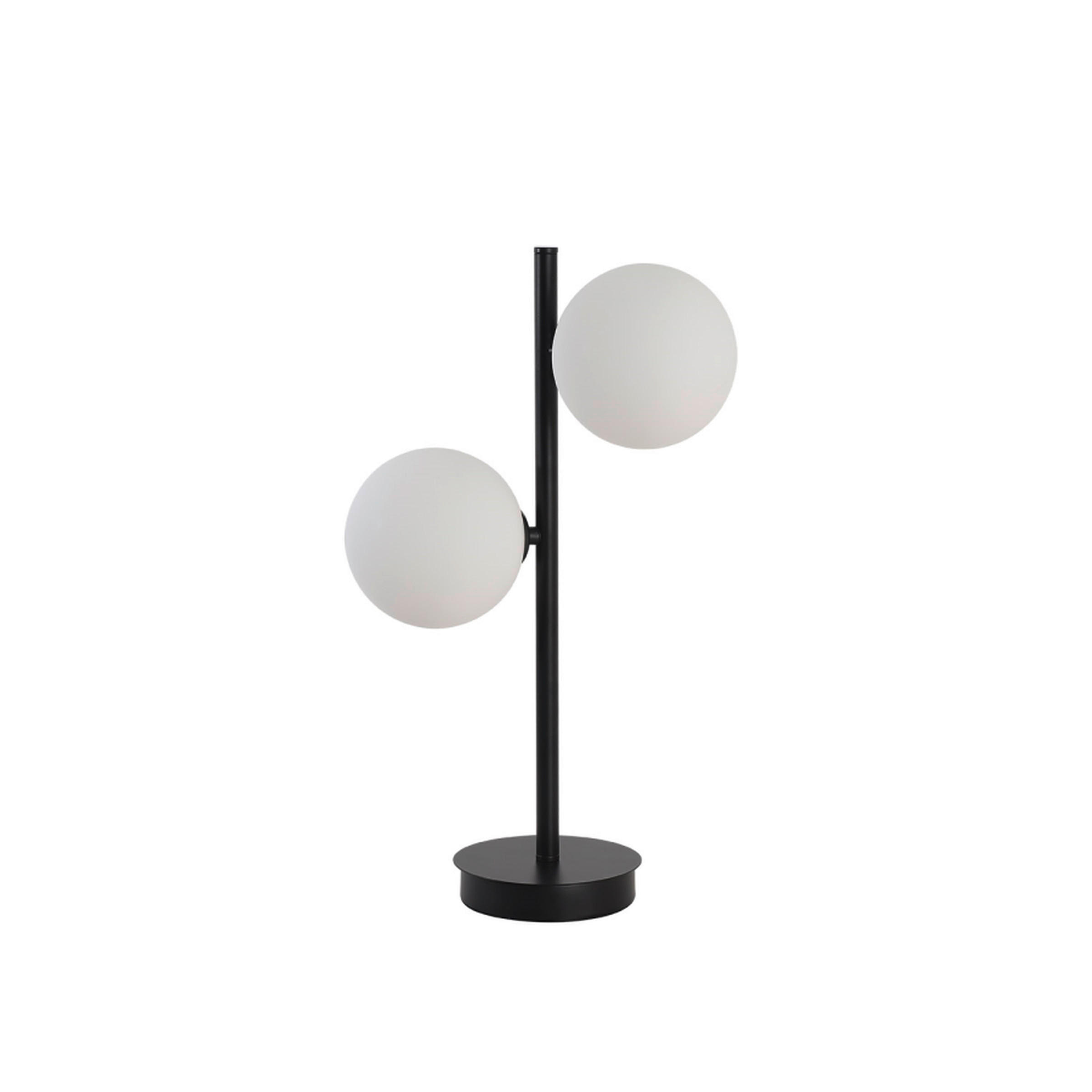 TISCHLEUCHTE - Schwarz, Konventionell, Metall (45/28/15cm)