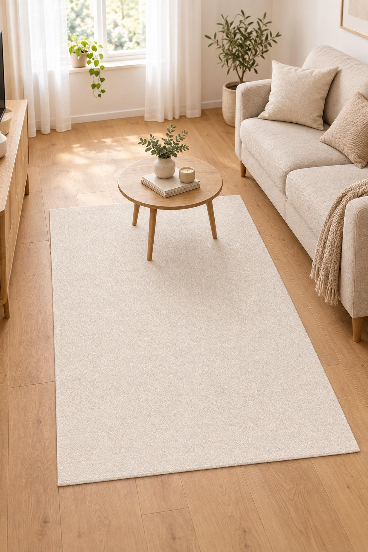 TKANA PREPROGA      80/150 cm    tkano  slonova kost  - slonova kost, Basics, umetna masa/tekstil (80/150cm) - Pierre Cardin