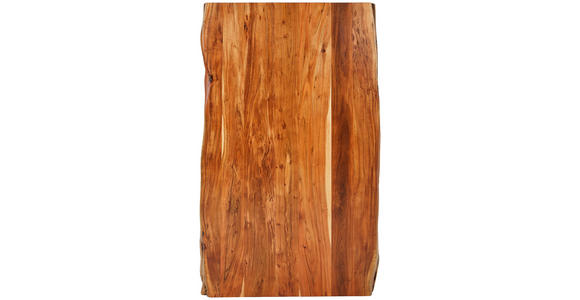 ESSTISCH in Holz, Metall 160/90/76 cm  - Schwarz/Naturfarben, Natur, Holz/Metall (160/90/76cm) - Landscape