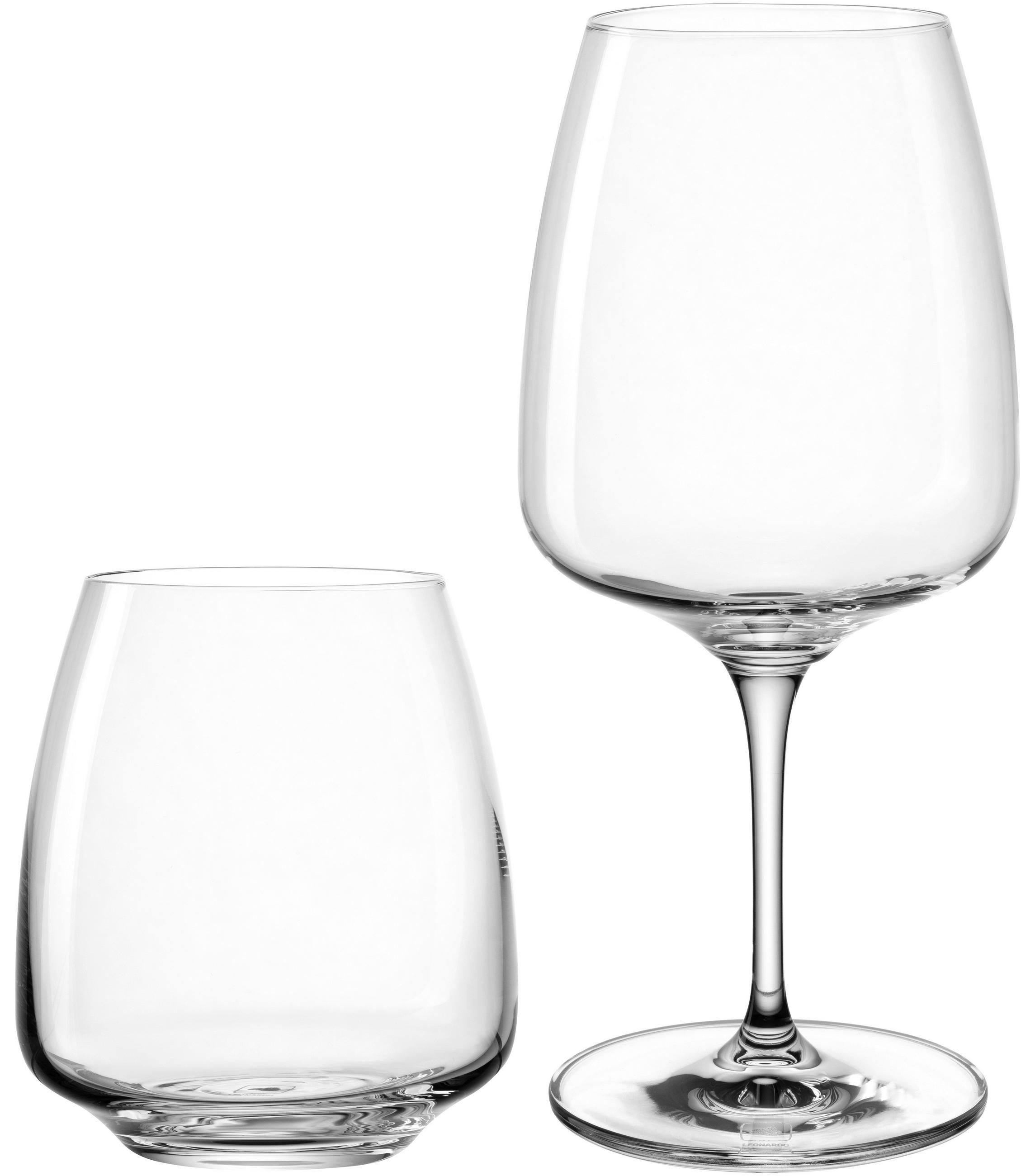GLÄSERSET Cesti 8-teilig  - Klar, Basics, Glas - Leonardo