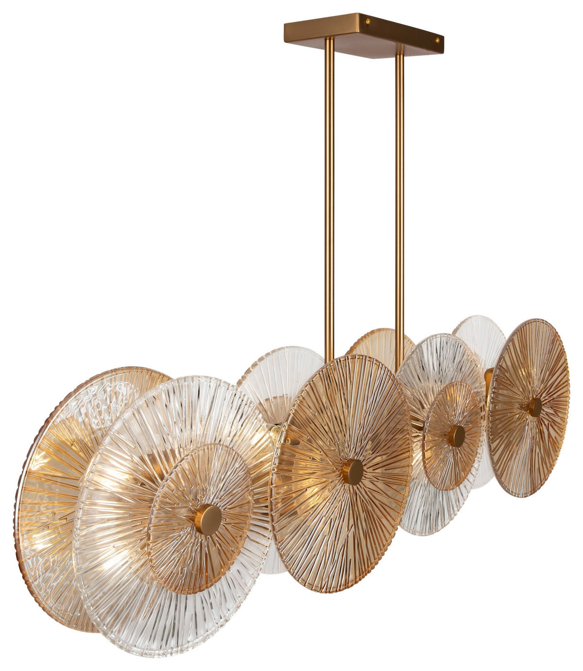 PENDELLAMPA 17/28/103 cm  - guldfärgad, Basics, metall/glas (17/28/103cm) - MAYTONI