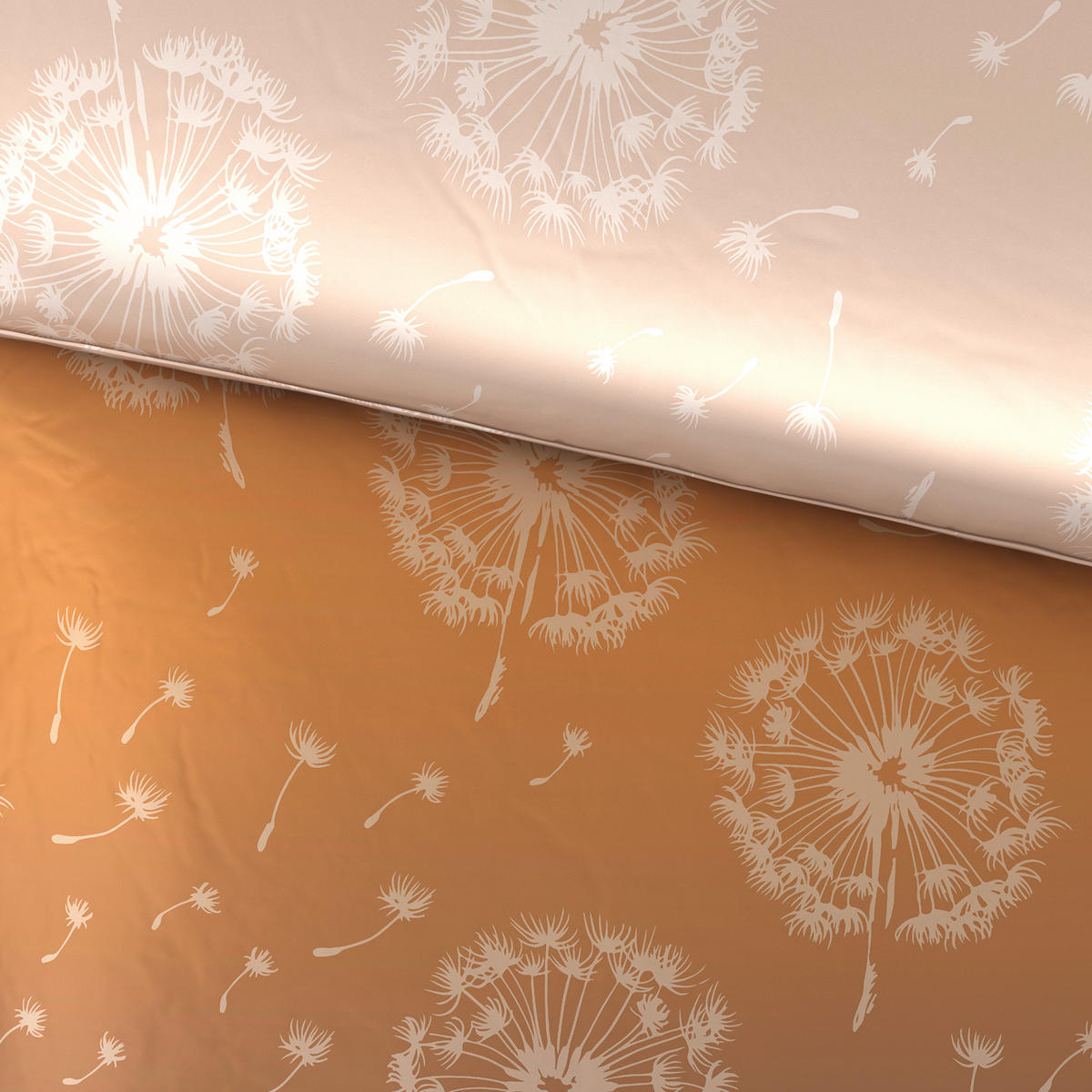 POSTELJNINA EMILIA 140/200 cm saten naravne barve  - naravne barve, Konvencionalno, tekstil (140/200cm) - Bio:Vio