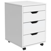 RULLHURTS 40/66,5/45 cm  - vit, Klassisk, trämaterial/plast (40/66,5/45cm) - Carryhome