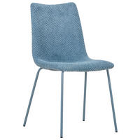 STUHL  , Stoffauswahl  , Webstoff  ,  - Blau, Design, Textil/Metall (45/86,5/57cm) - home24