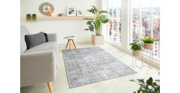 VINTAGE-TEPPICH 200/290 cm Lago Grau  - Grau, LIFESTYLE, Textil (200/290cm) - Novel