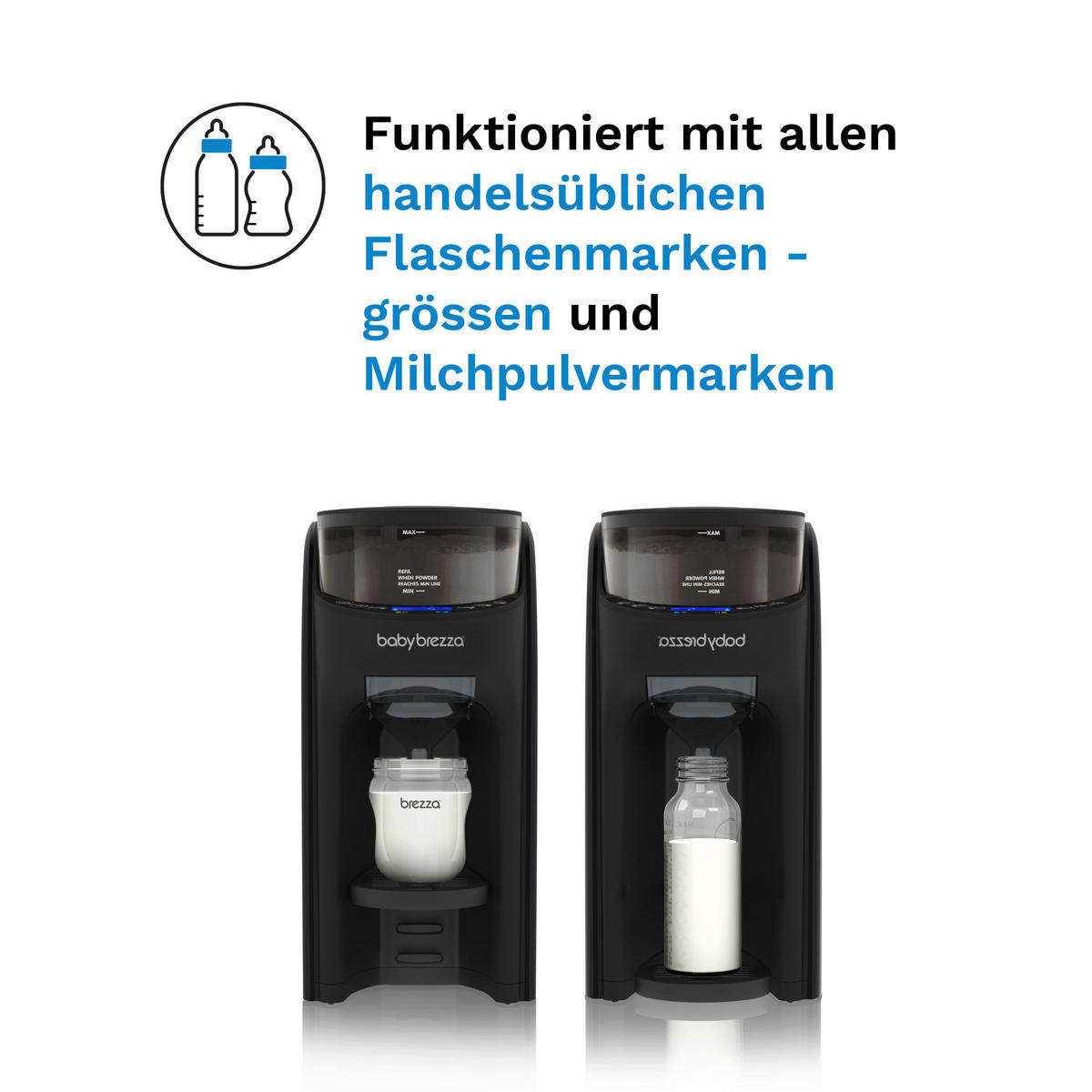 BABYNAHRUNGSZUBEREITER Formula Pro Advanced  - Schwarz, Basics (18,9/38,6/29,6cm) - Baby Brezza