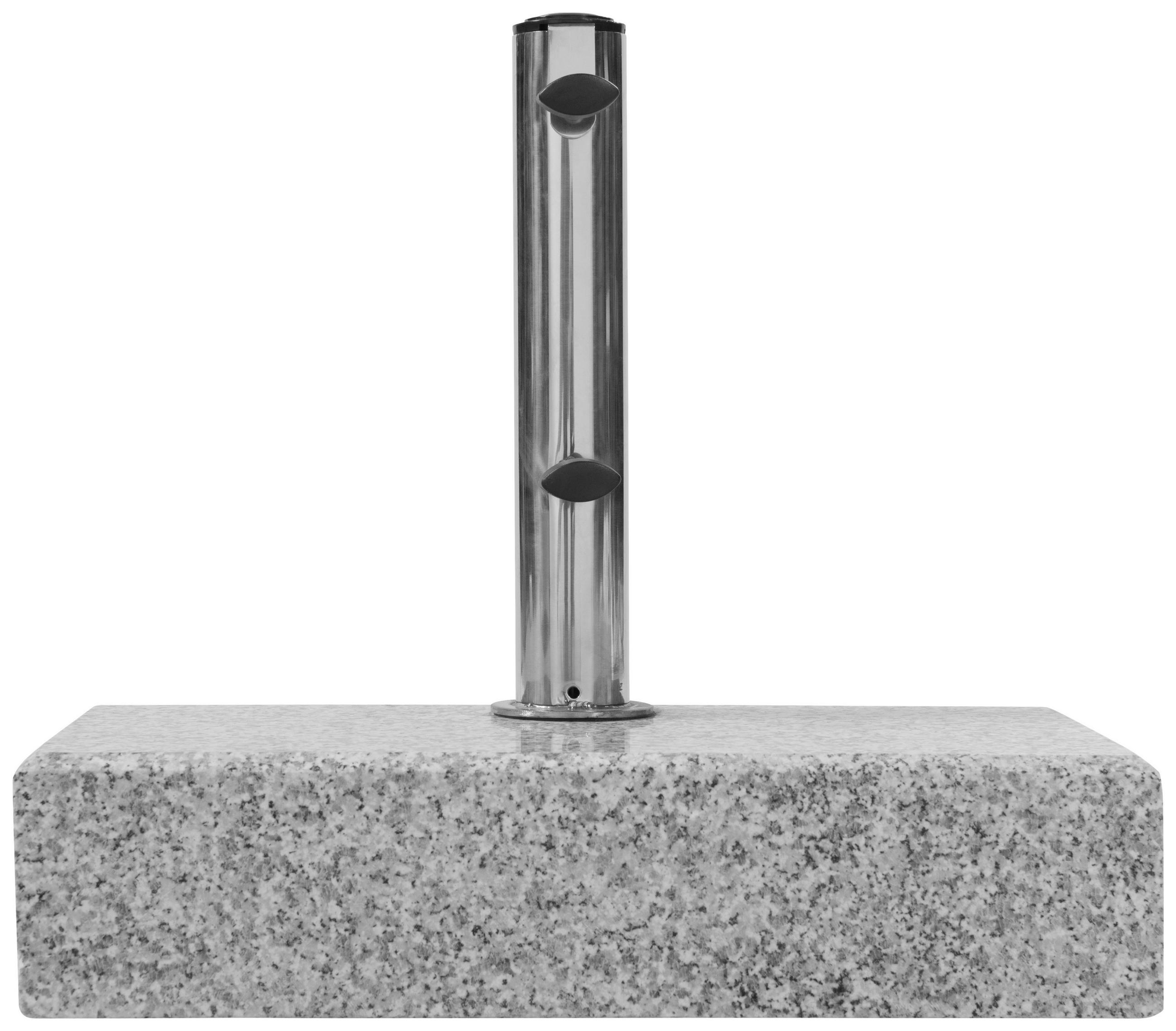 SONNENSCHIRMSTÄNDER Granit Grau, Beige  - Beige/Grau, Basics, Stein/Metall (45/10/22cm) - Doppler