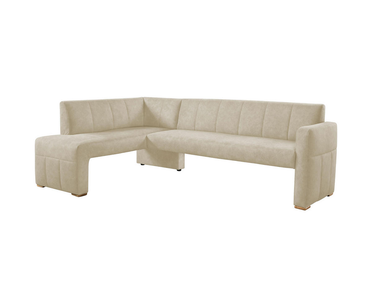 UGAONA KLUPA  boja peska   - boja hrasta/boja peska, Moderno, drvo/tekstil (245/159cm) - Livetastic