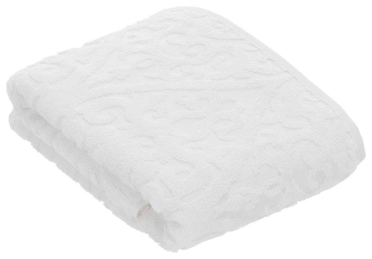 BADETUCH Fidelio Weiß 100/150 cm  - Weiß, Basics, Textil (100/150cm) - Vossen