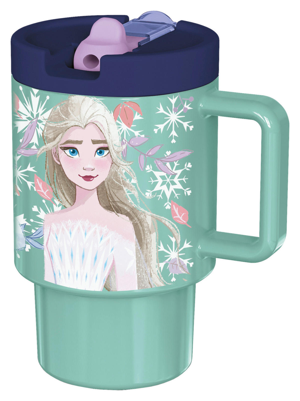 BECHER    - Türkis, Basics, Kunststoff (8,5/11,7/15,1cm) - Disney