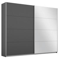 FÜGGESZTETT TOLÓAJTÓS SZEKRÉN szürke  - alumínium színű/szürke, Modern, faalapú anyag/fém (226/230/62cm) - Rauch Möbel